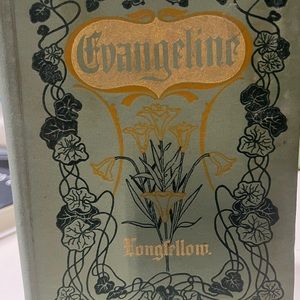 Antique book Evangeline copyright 1895